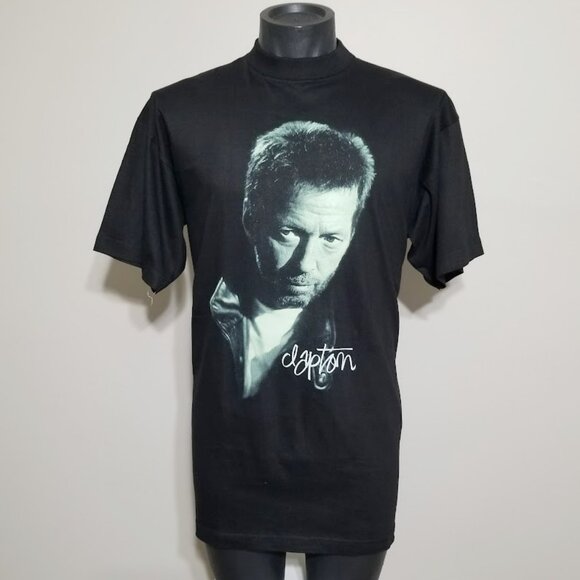 Nos Vintage 90s Eric Clapton Tour T Shirt L 1996 Royal Albert Hall Nynex Tee Top - Picture 6 of 8